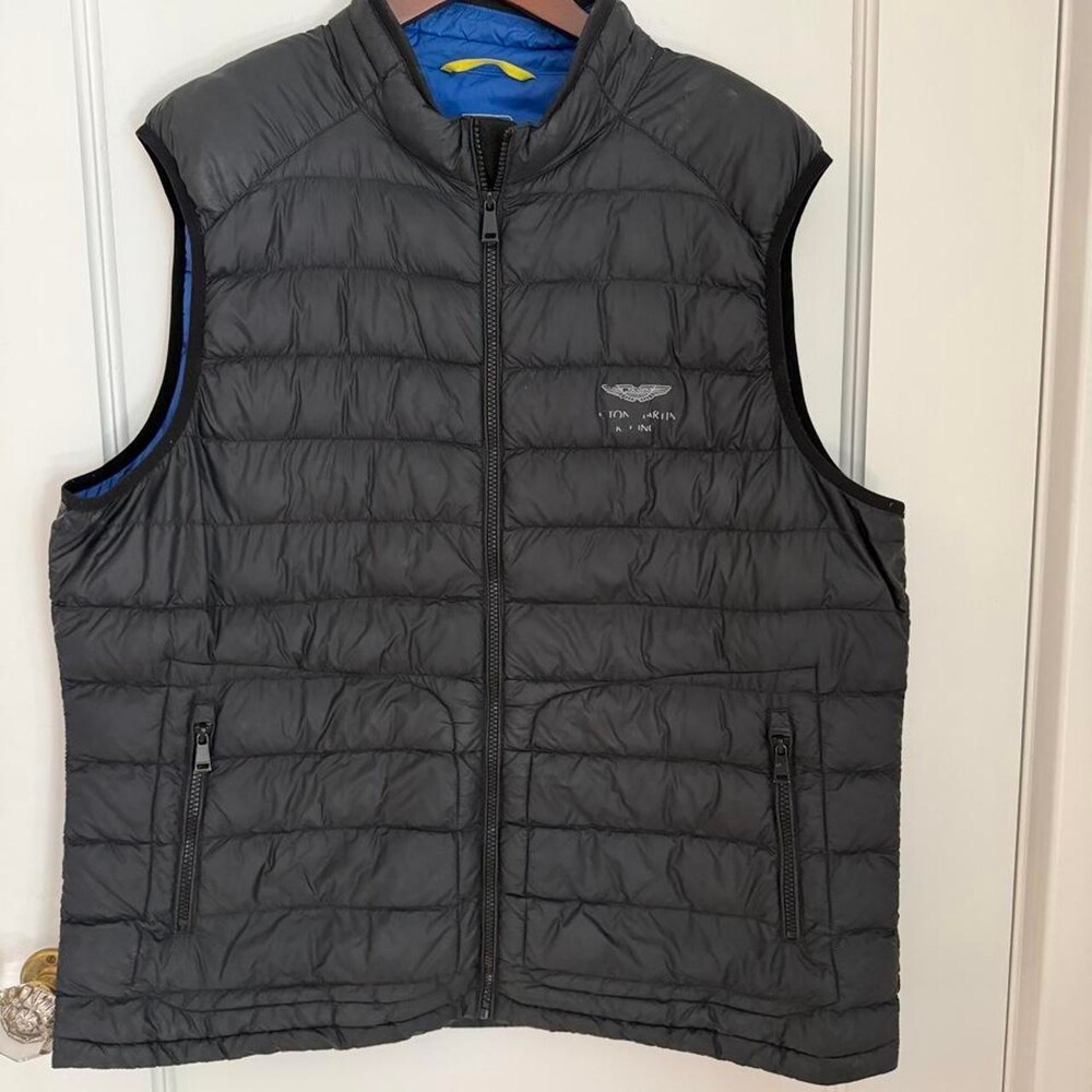 Hacket (Aston Martin) Black puffer vest